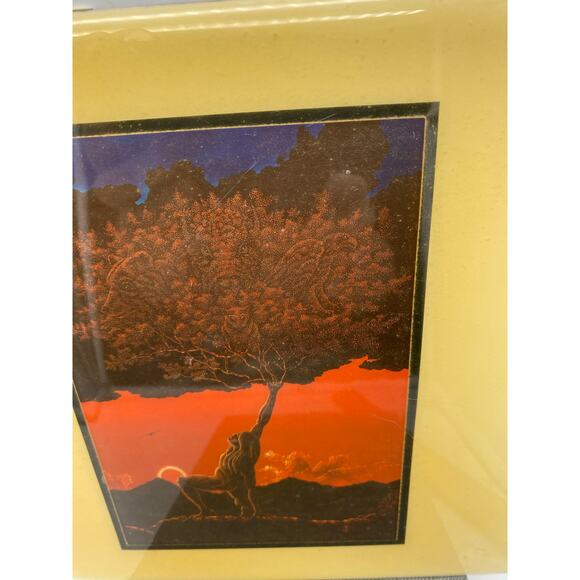 Vtg D.L. "Raven" Valdes "Father Sky Mother Earth" Tile Native American wall Art - Picture 6 of 7